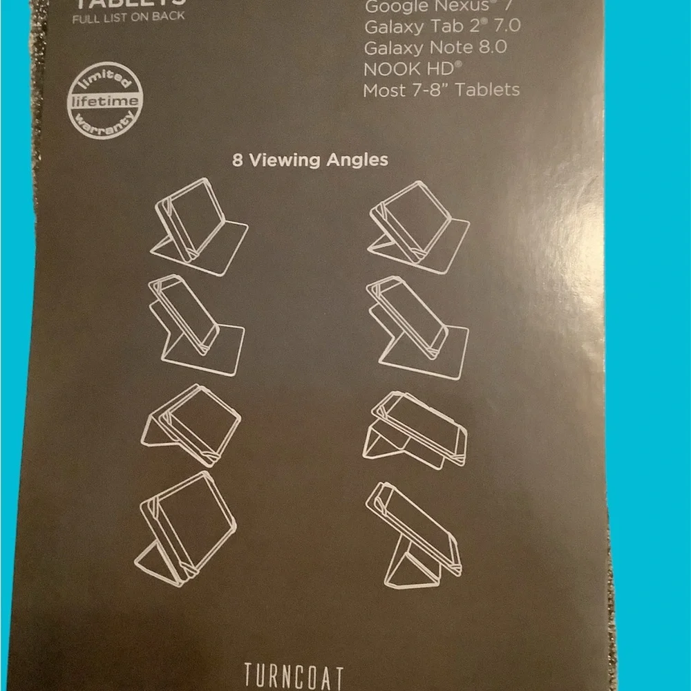 Lifeworks Case for Tablets is brand new! Fits 7 - 8” tablets. 360  degree swivel